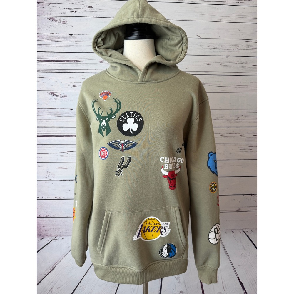 Ultra Game NBA Hoodie Mens Medium Team Logo Pullover Basketball Pullover Lakers - Picture 15 of 16